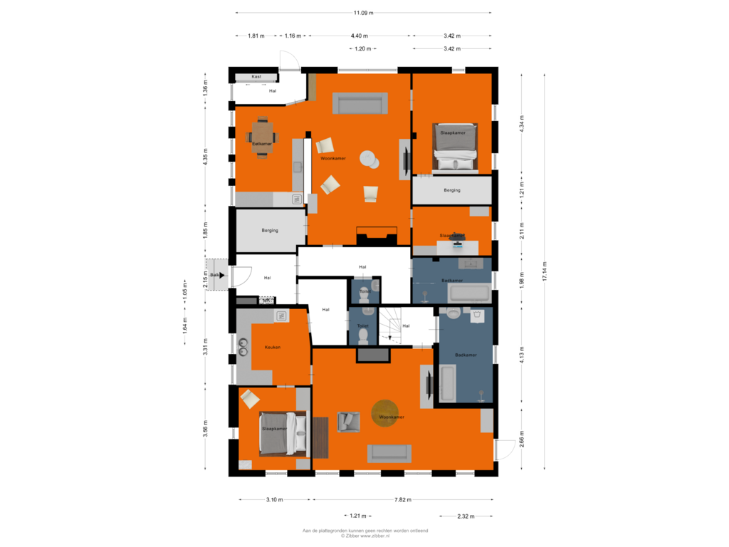 Bekijk plattegrond van Begane Grond van Borkeld 14