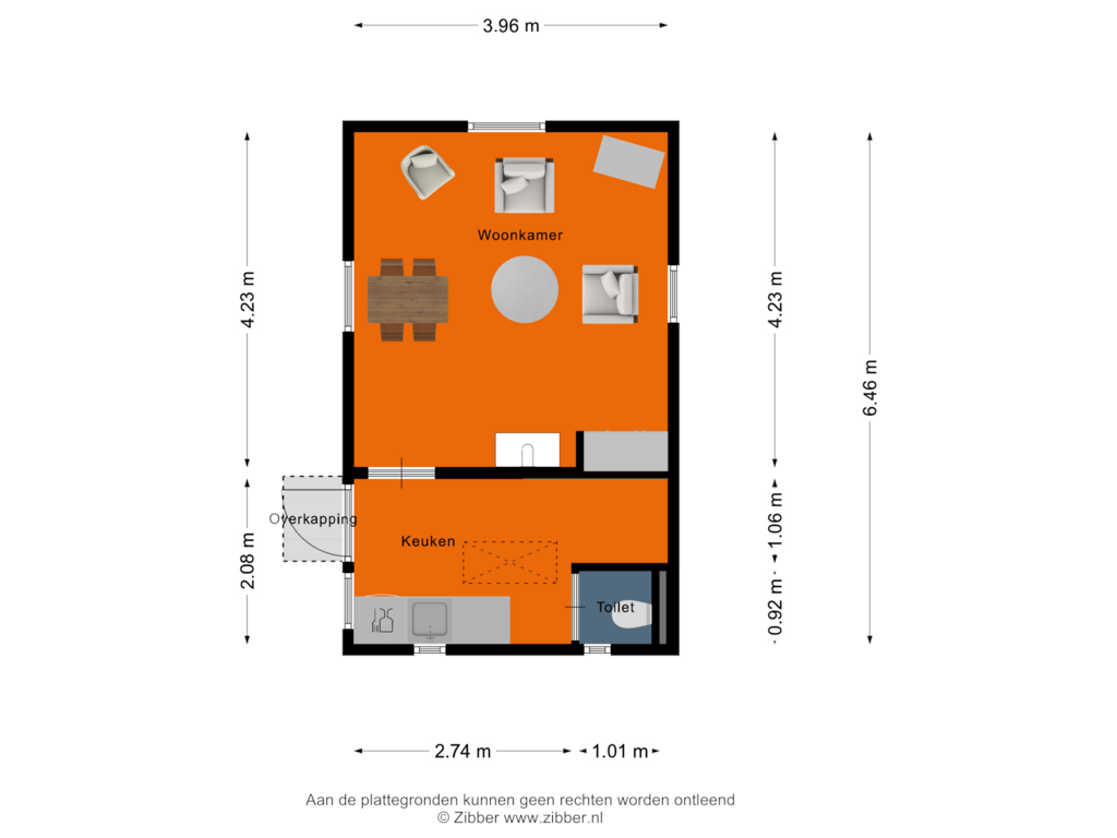 Bekijk plattegrond van Bijgebouw van Borkeld 14