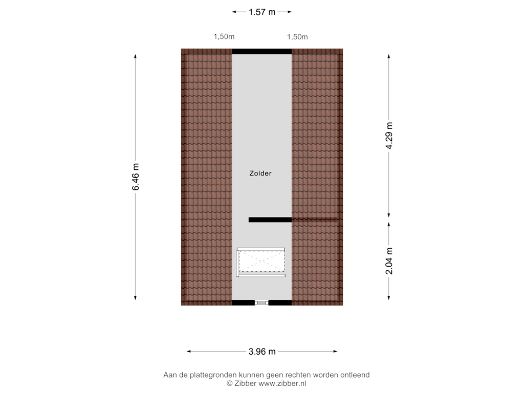 Bekijk plattegrond van Zolder van Borkeld 14