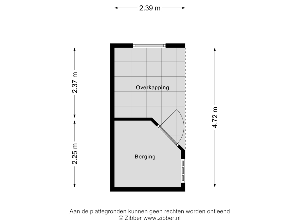 Bekijk plattegrond van Berging van Borkeld 14