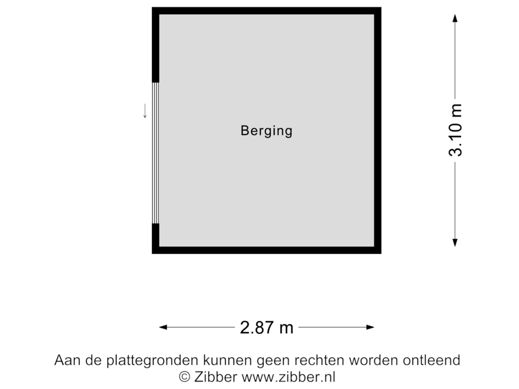 Bekijk plattegrond van Berging van Borkeld 14