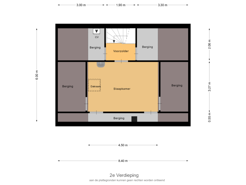 View floorplan of 2e Verdieping of Ridderspoor 7