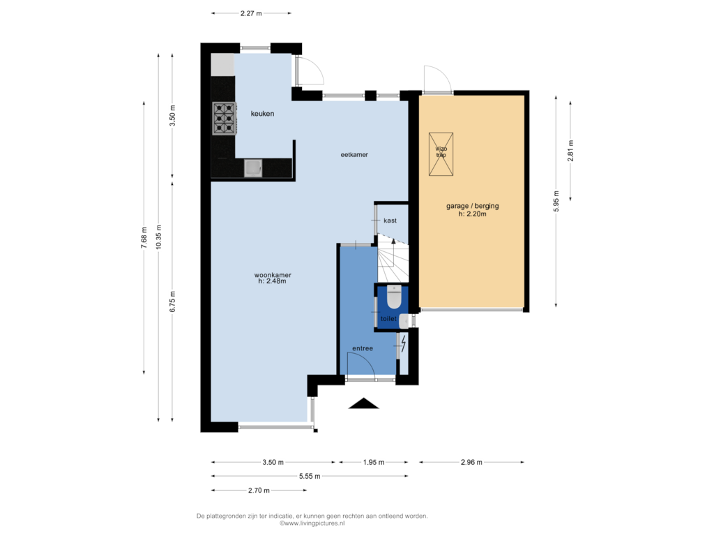 Bekijk plattegrond van begane grond van 't Hooren Werck 6