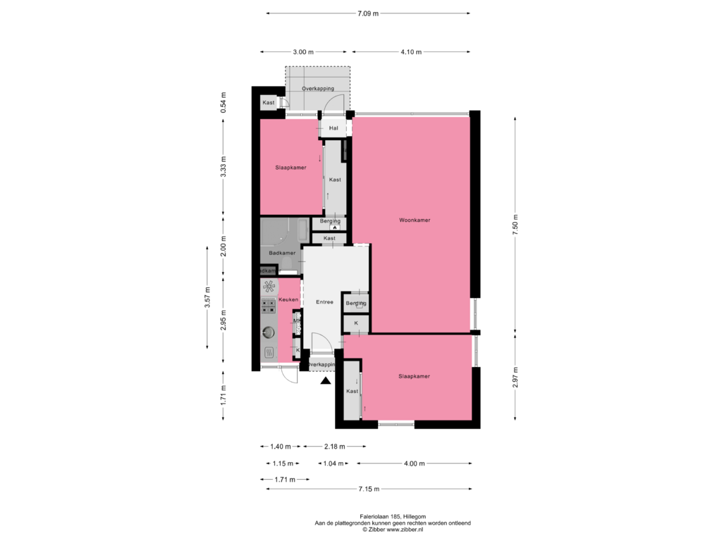 Bekijk plattegrond van Appartement van Faleriolaan 185