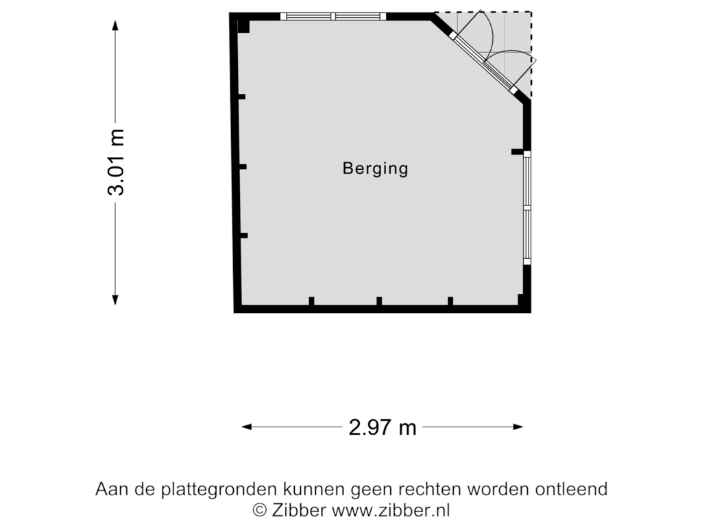 View floorplan of Berging of Rypsterdyk 19