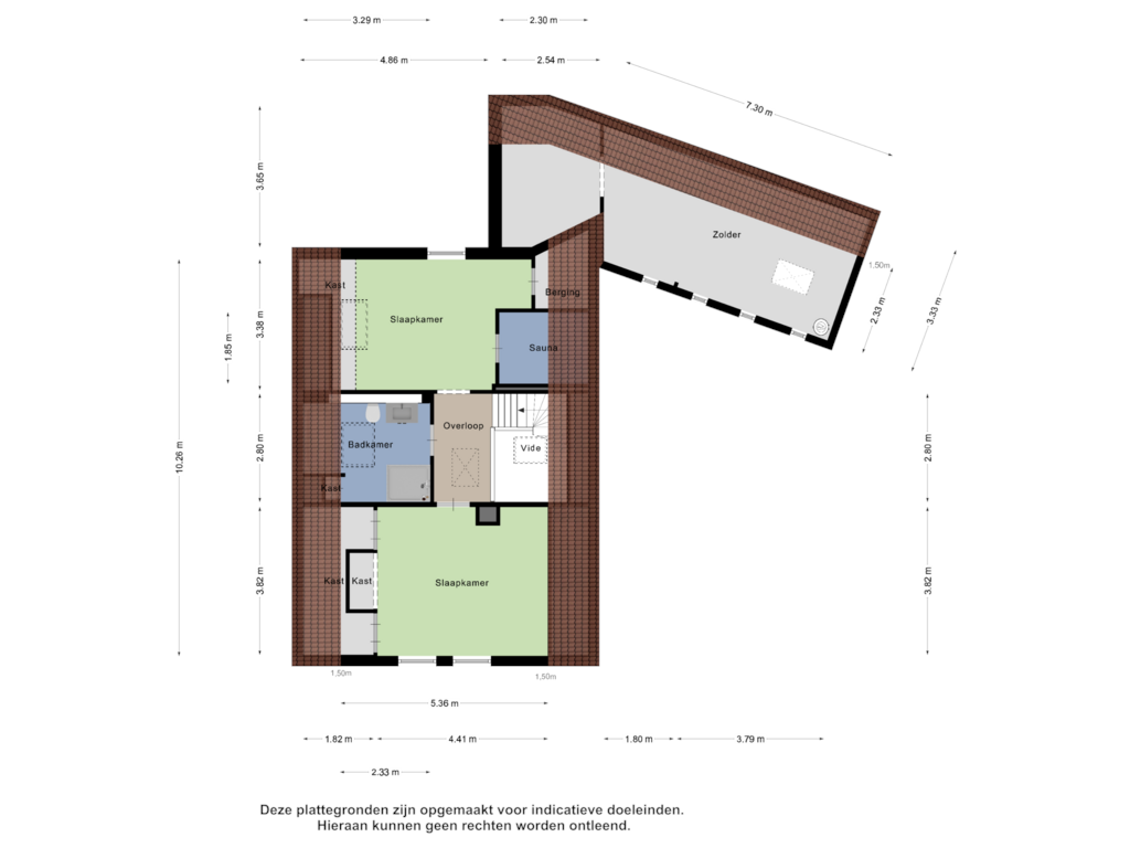 View floorplan of Eerste Verdieping of Grevelingenhout 41