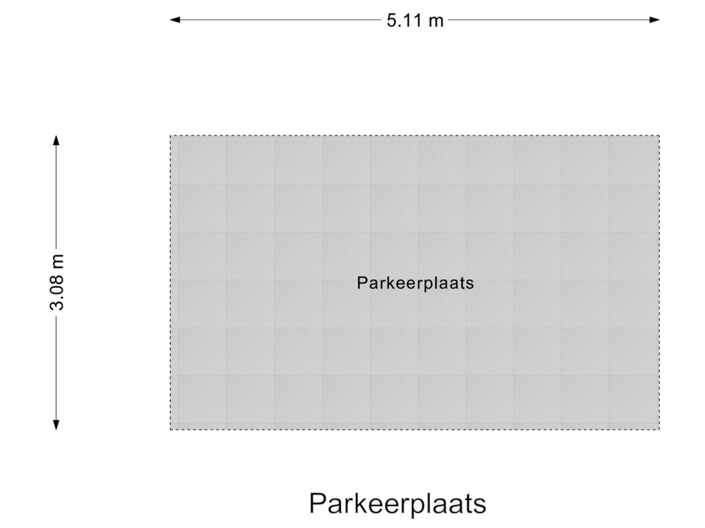 View floorplan of Parkeerplaats of Burgemeester Jhr. Quarles van Uffordlaan 559