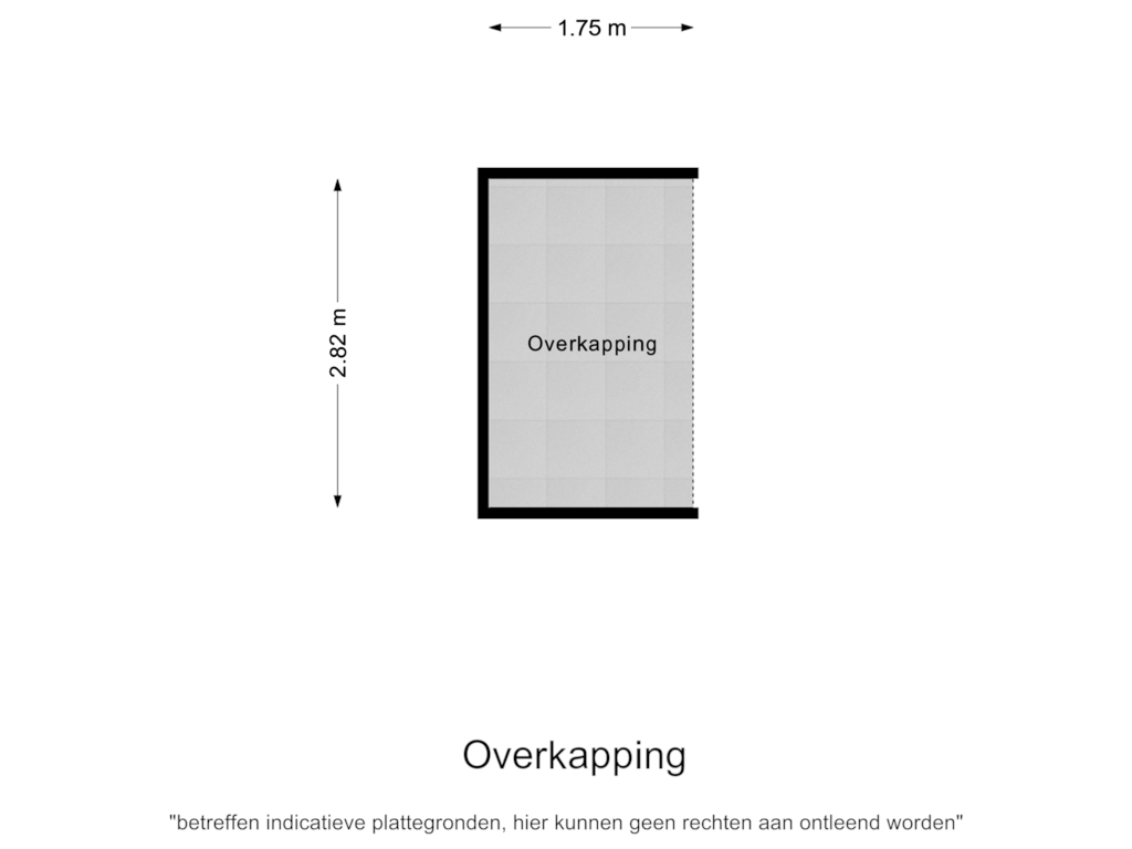 View floorplan of Overkapping of Mollenstraat 27