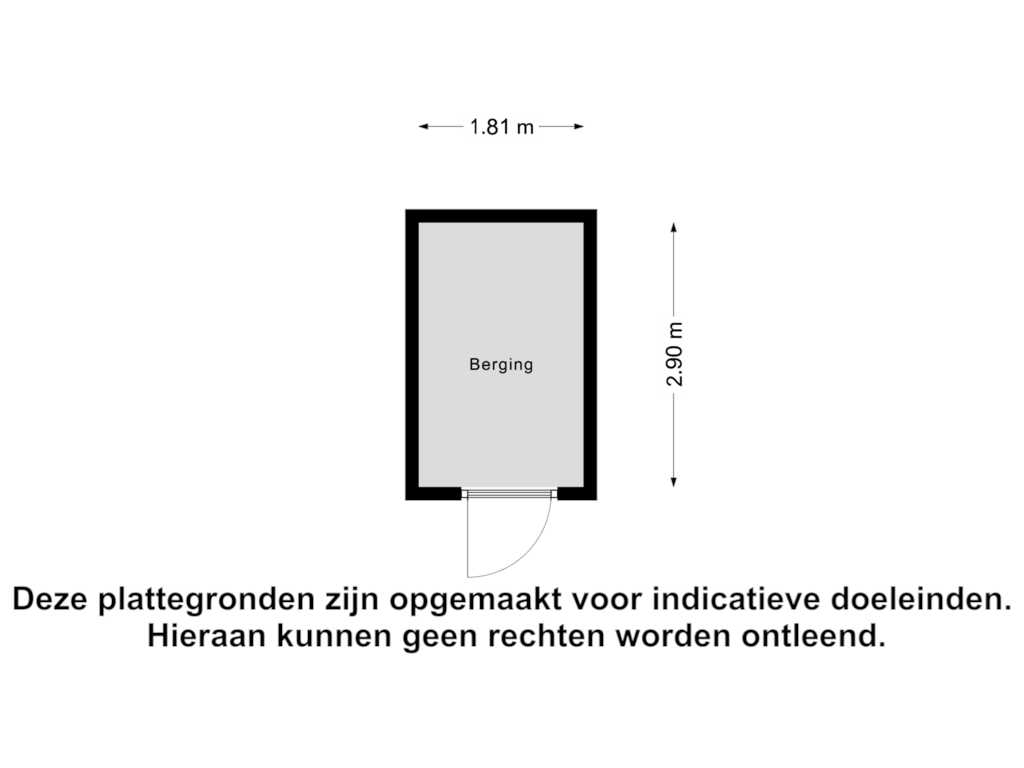 Bekijk plattegrond van Berging van Twentestraat 84