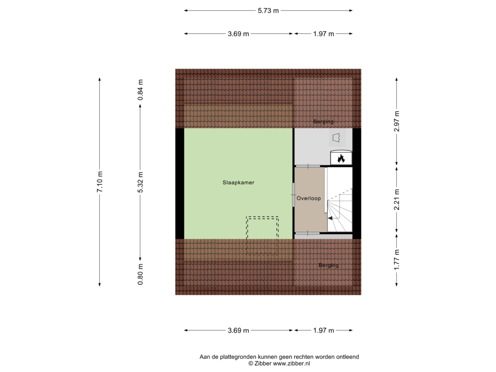 Bekijk plattegrond van Tweede Verdieping van de Linde 5