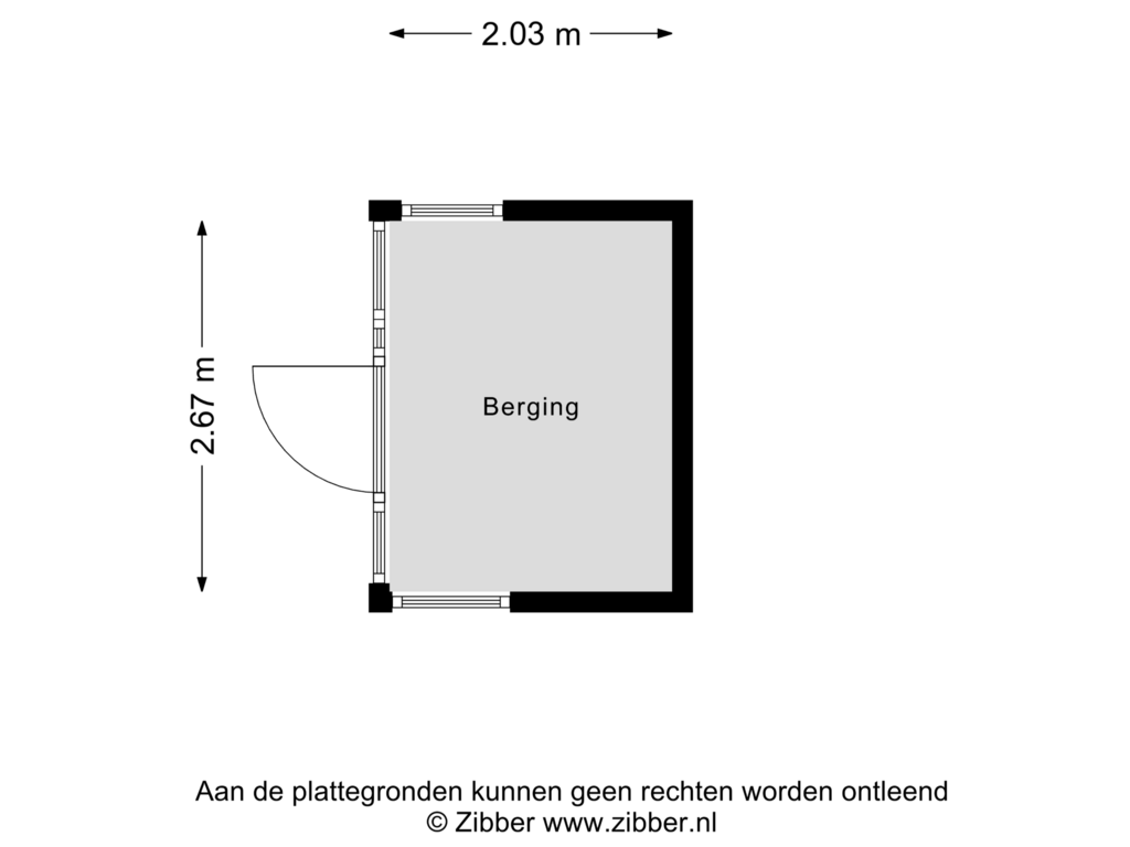 Bekijk plattegrond van Berging van de Linde 5