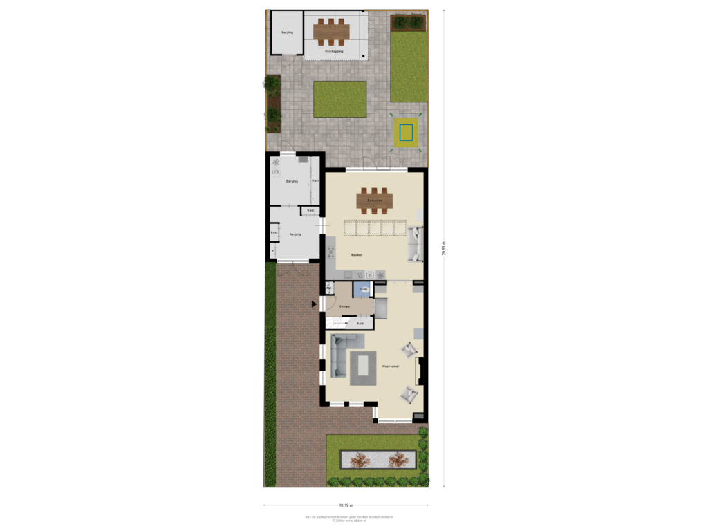 Bekijk plattegrond van Begane Grond Tuin van Zijlstrastraat 7