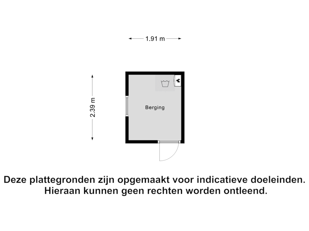 View floorplan of Berging of Nieuwe Schans 55