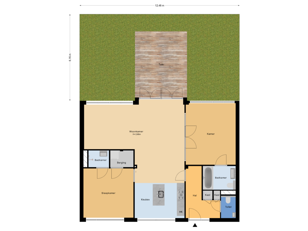 Bekijk plattegrond van Situatie van Neherpark 111