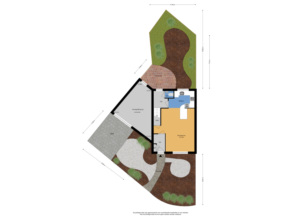 Bekijk plattegrond van Situatie van Sterrenlaan 2