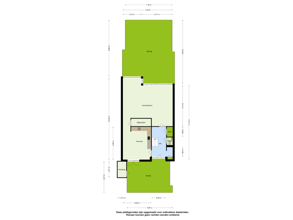 View floorplan of Woning overzicht of Waterborgh 16