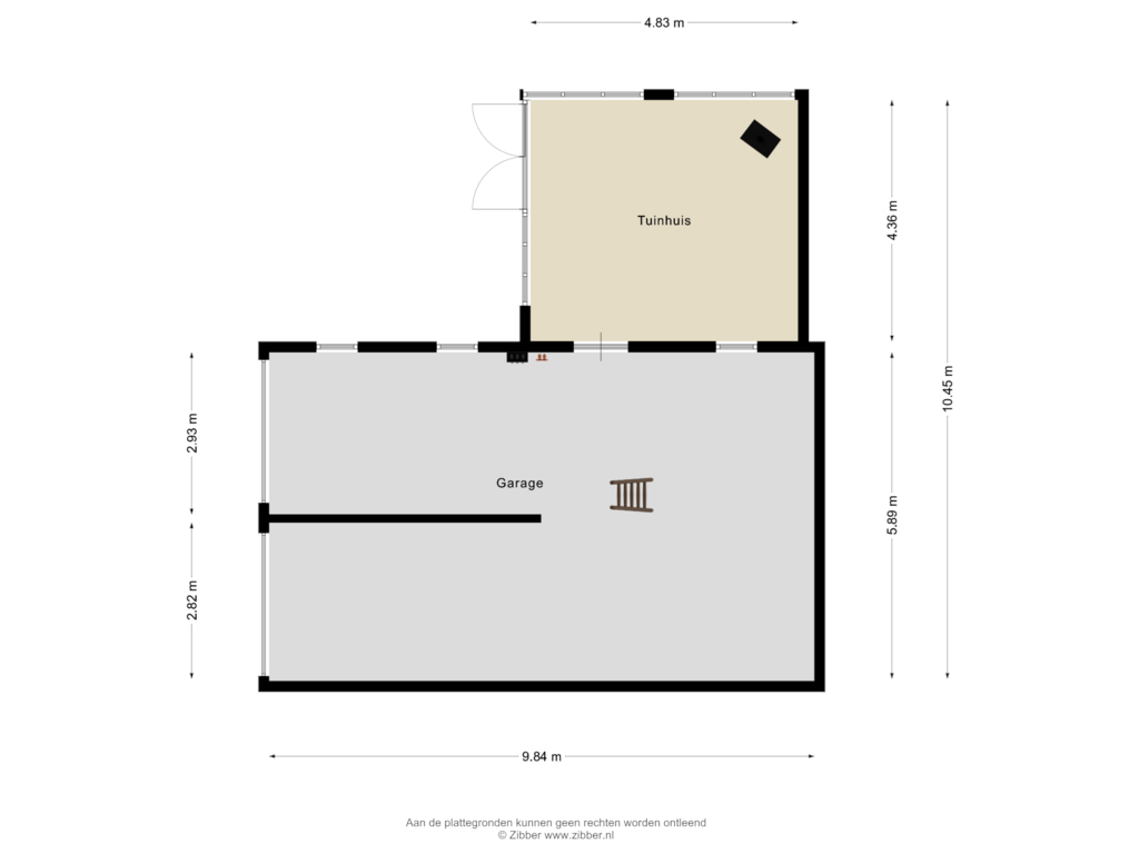 Bekijk plattegrond van Garage van Kanaalweg 32