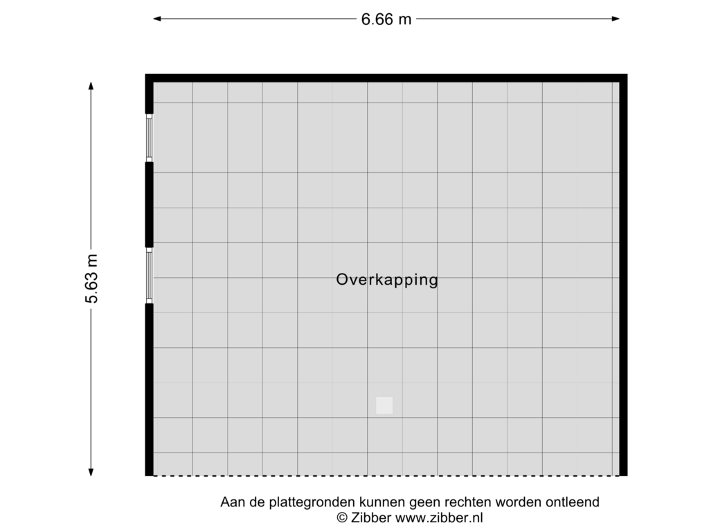 Bekijk plattegrond van Overkapping van Kanaalweg 32