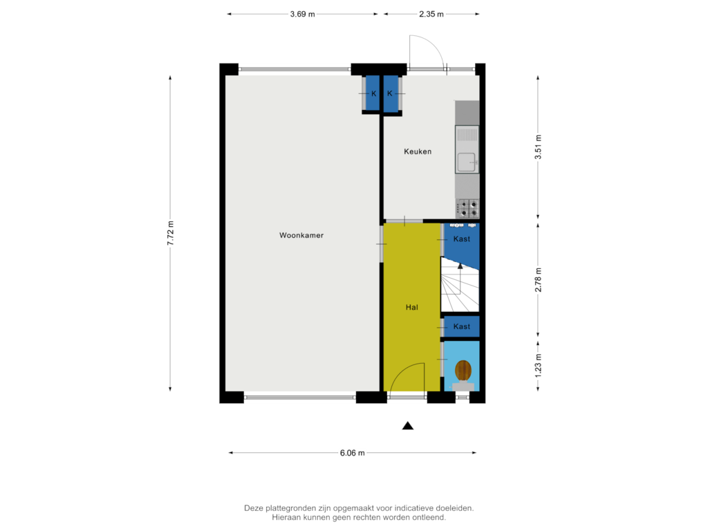 Bekijk plattegrond van Begane Grond van Marjoleinstraat 8