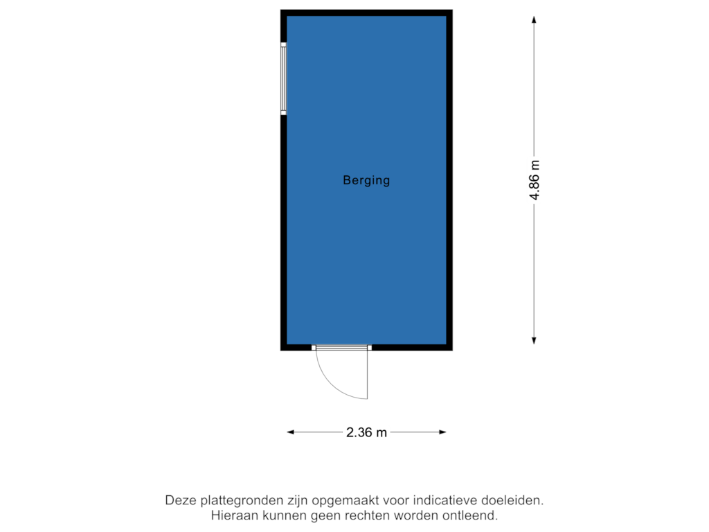 Bekijk plattegrond van berging van Marjoleinstraat 8