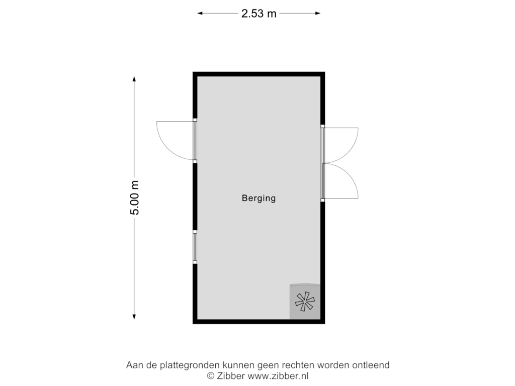 Bekijk plattegrond van Berging van Kijkduinlaan 59