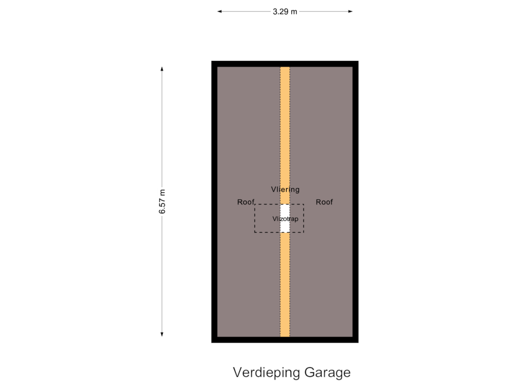 Bekijk plattegrond van Verdieping Garage van Albert van Dalsumlaan 18