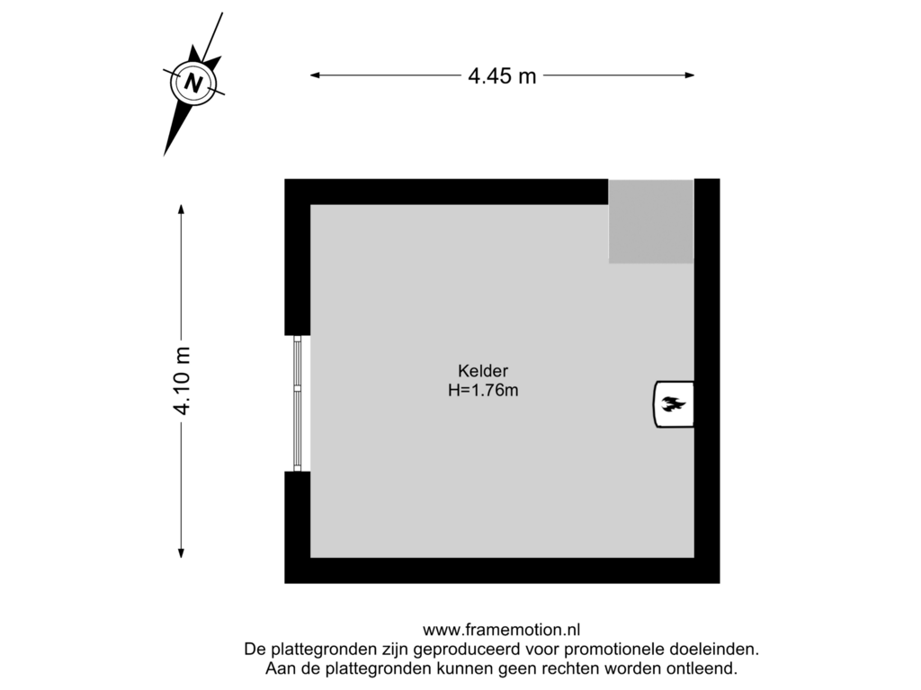 Bekijk plattegrond van Kelder van 't Woudt 3