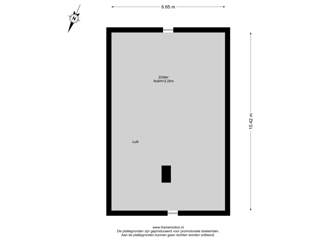 Bekijk plattegrond van Zolder van 't Woudt 3