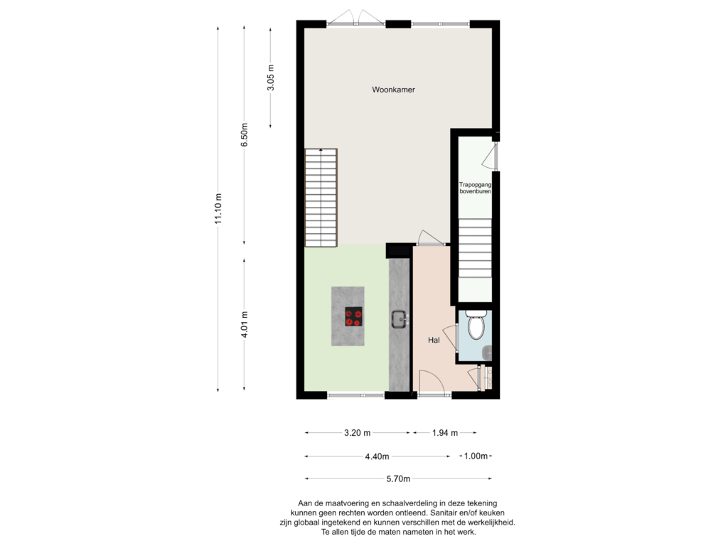 View floorplan of Begane grond of Erica 16