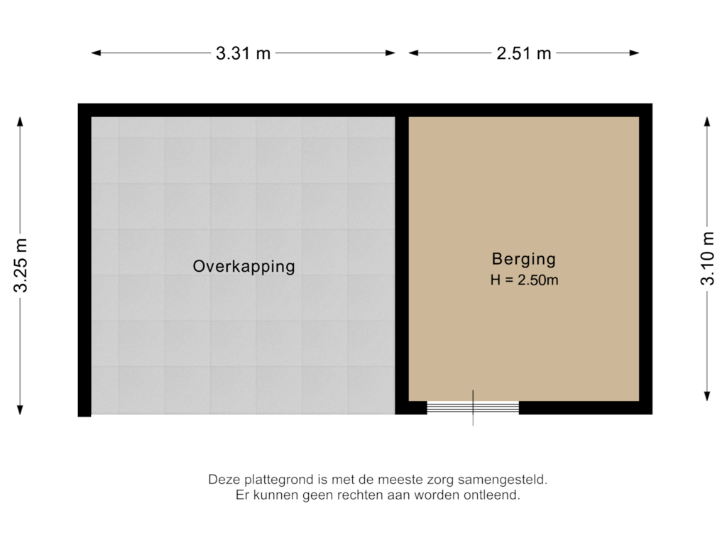 Bekijk plattegrond van Berging van Haagwinde 1