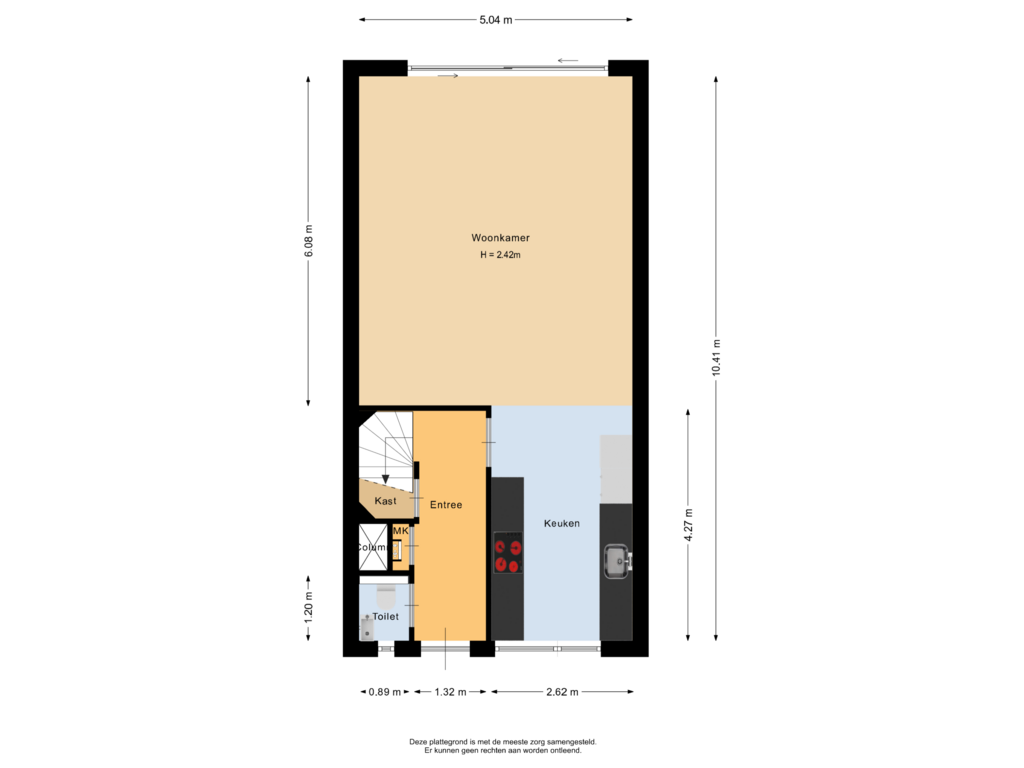 View floorplan of Begane grond of Sandestein 1