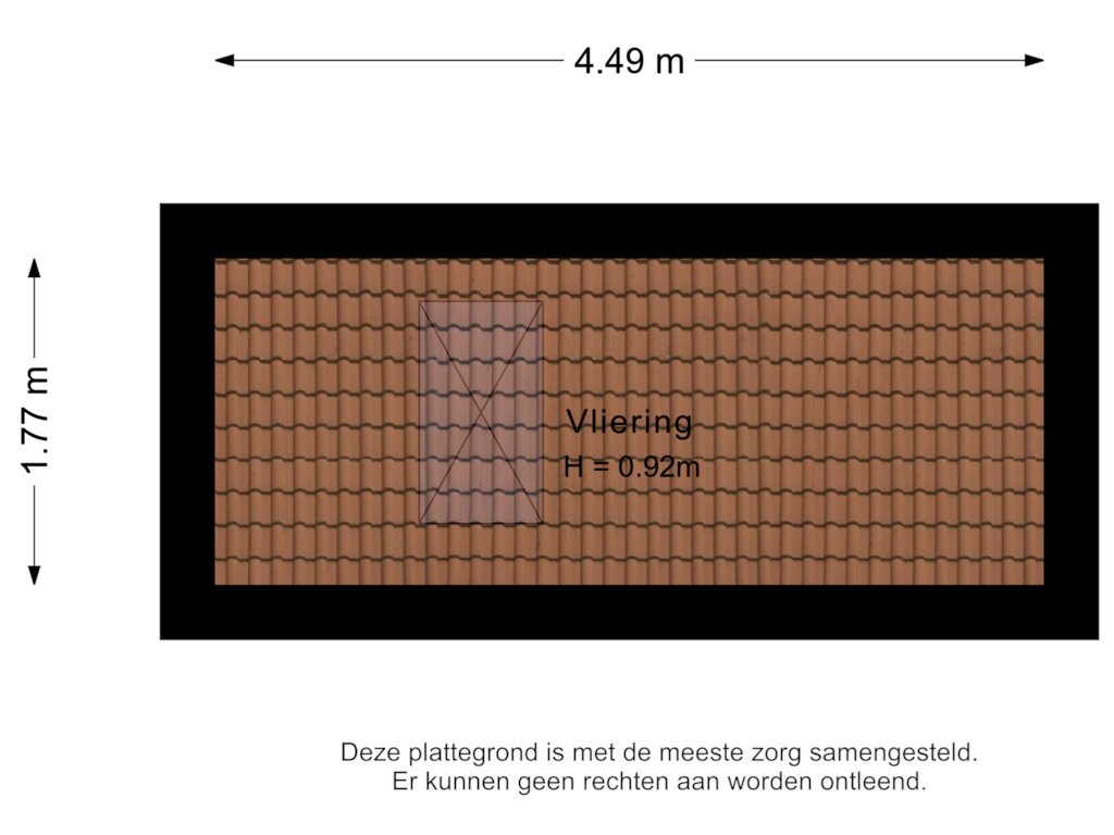 View floorplan of Vliering of Sandestein 1