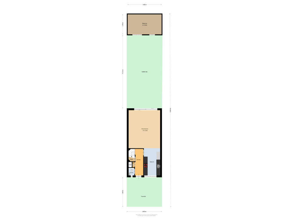 View floorplan of Situatie of Sandestein 1