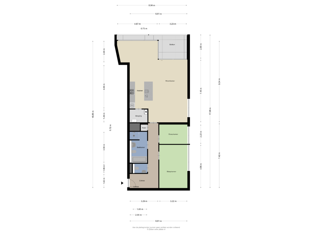 Bekijk plattegrond van Appartement van Odasingel 471