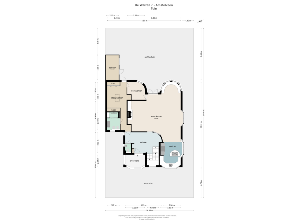 Bekijk plattegrond van TUIN van De Warren 7