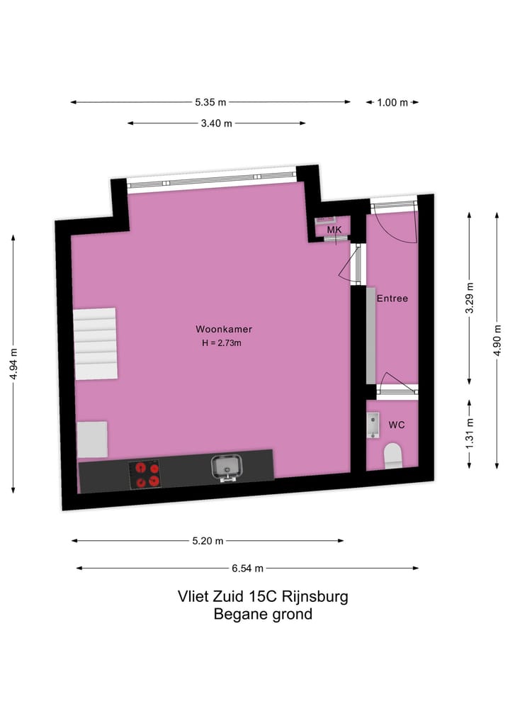 Foto 25 van Vliet Zuidzijde 15-C