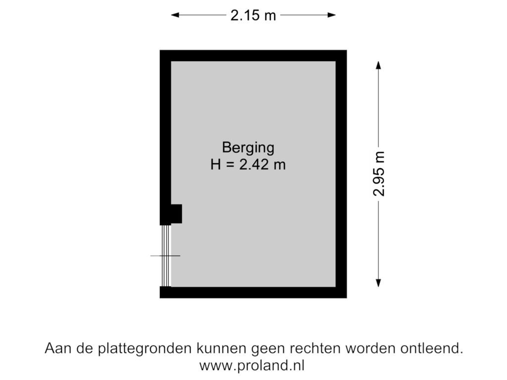 Bekijk plattegrond van Berging van Multatulistraat 47