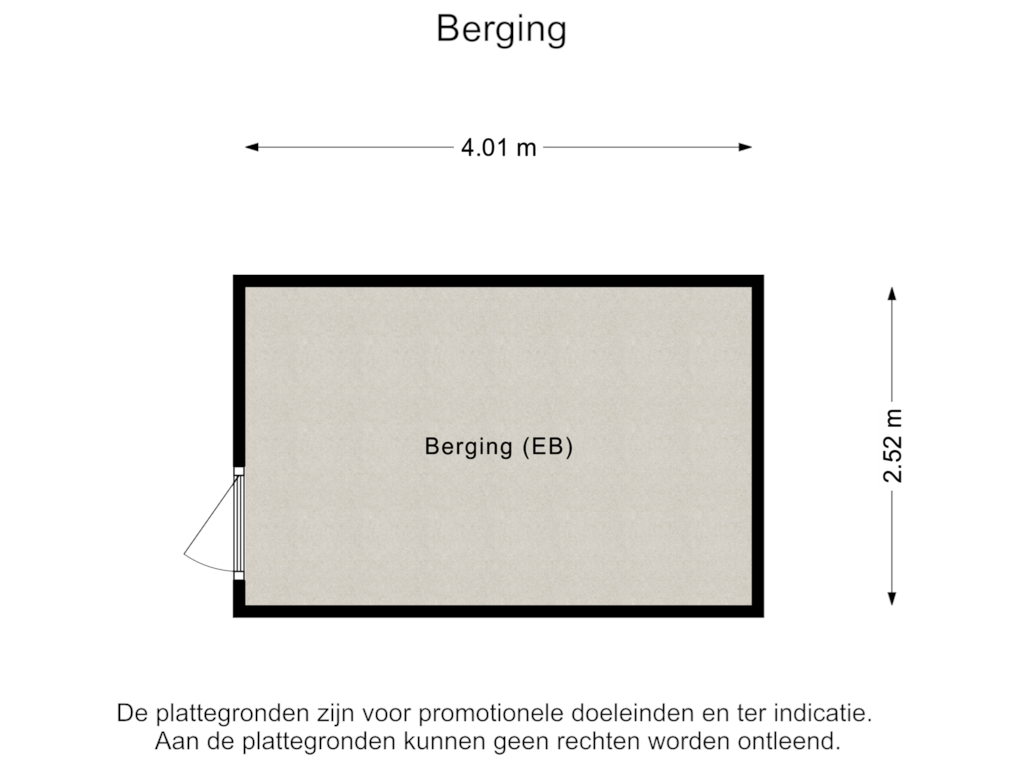 Bekijk plattegrond van Berging van Landbouwerserf 11