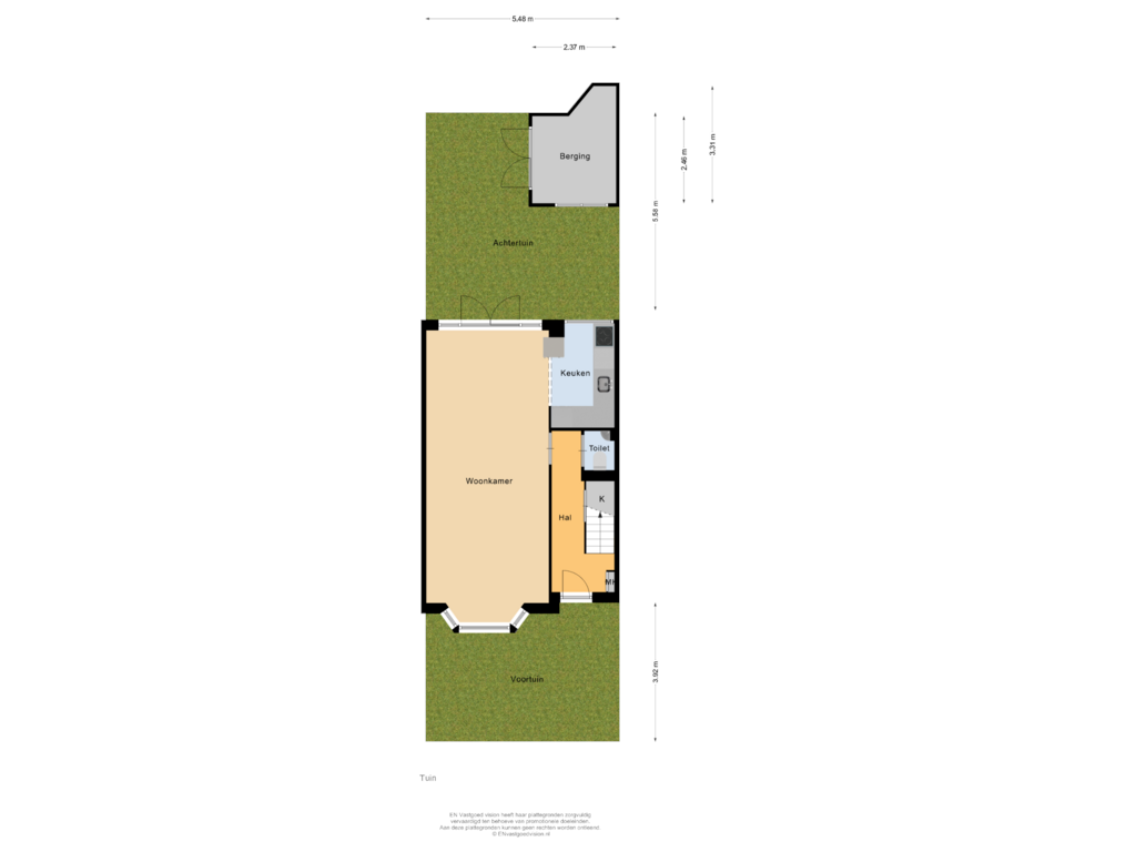 Bekijk plattegrond van Tuin van Krokusstraat 45