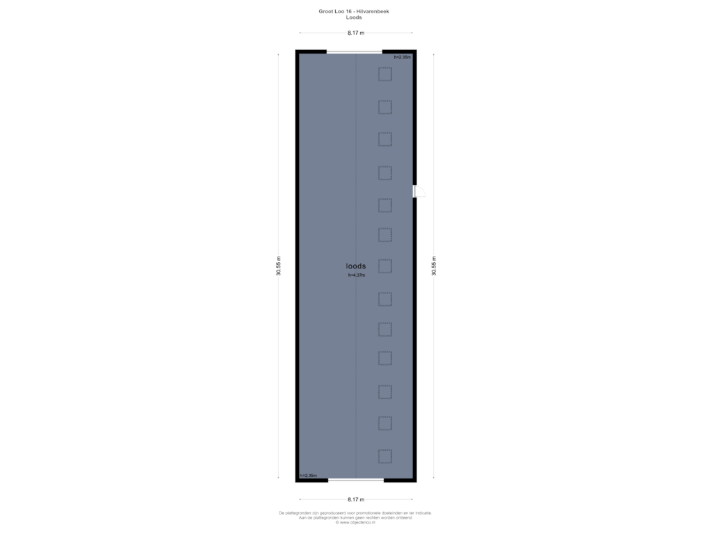 Bekijk plattegrond van Loods van Groot Loo 16