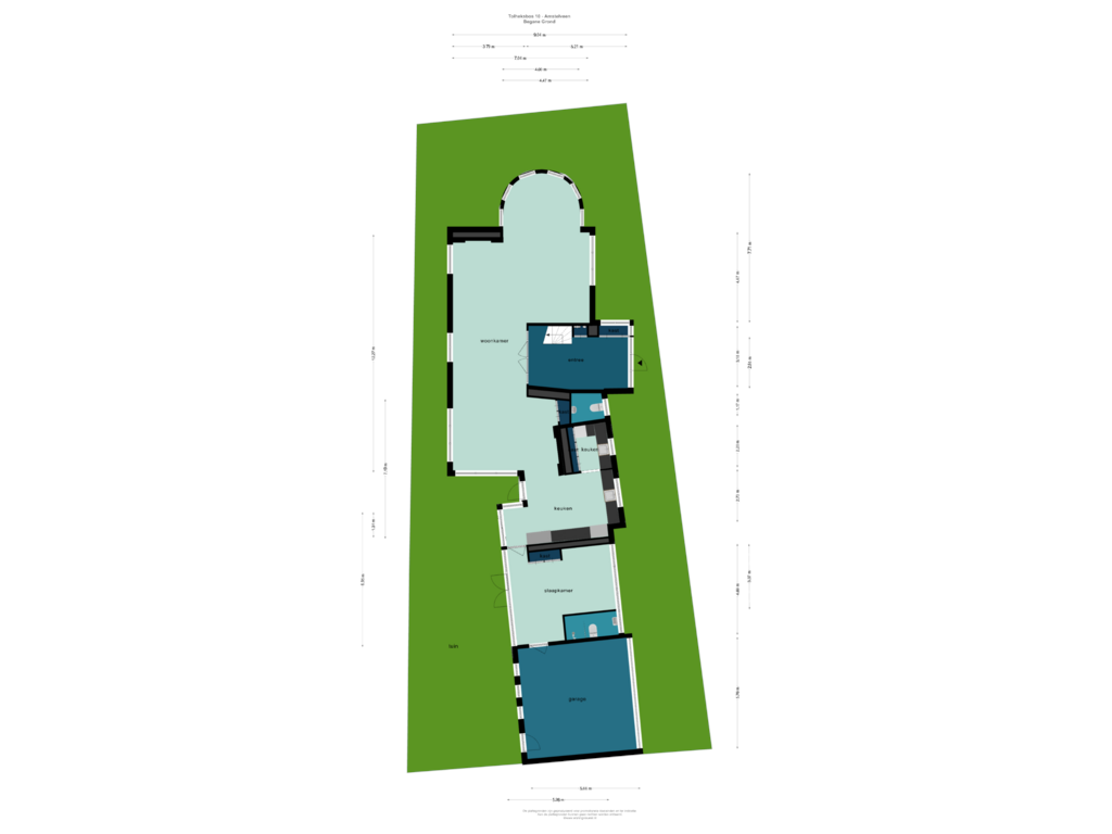 Bekijk plattegrond van BEGANE GROND van Tolheksbos 10