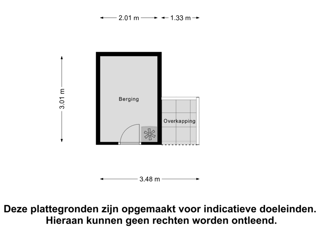 View floorplan of Berging of Bezembinderspad 5