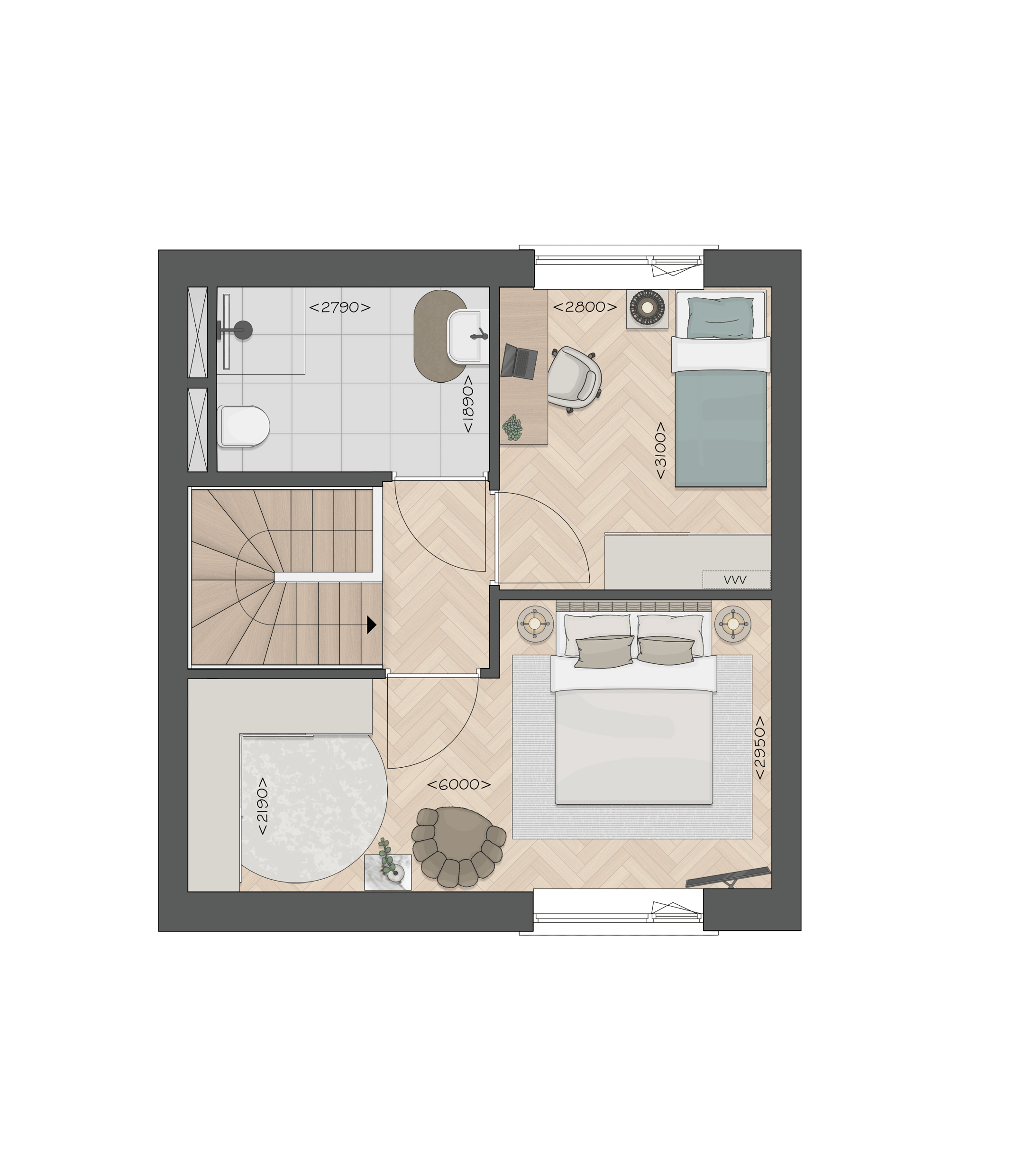 Foto 9 van Parc Bayeux - Tussenwoning - Bouwnummer 05 (Bouwnr. 5)