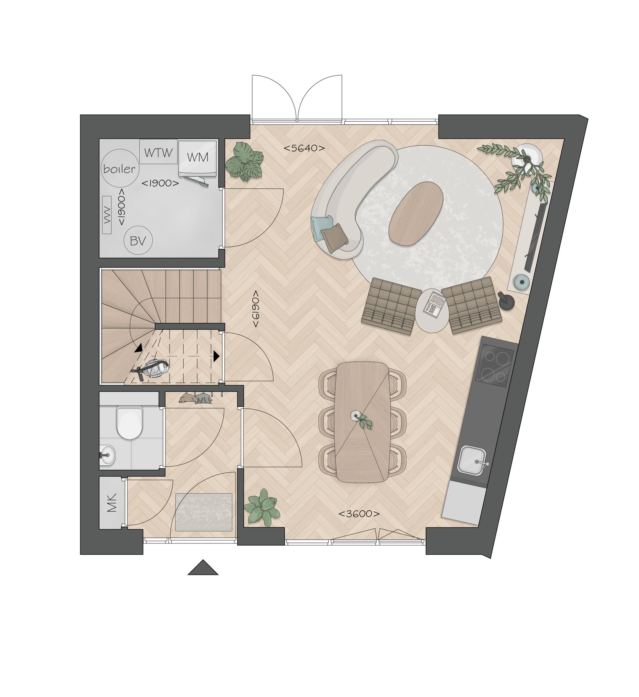 Foto 6 van Parc Bayeux - Tussenwoning - Bouwnummer 02 (Bouwnr. 2)