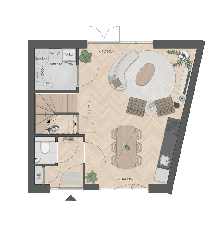 Photo 6 of Parc Bayeux - Tussenwoning - Bouwnummer 02 (Bouwnr. 2)