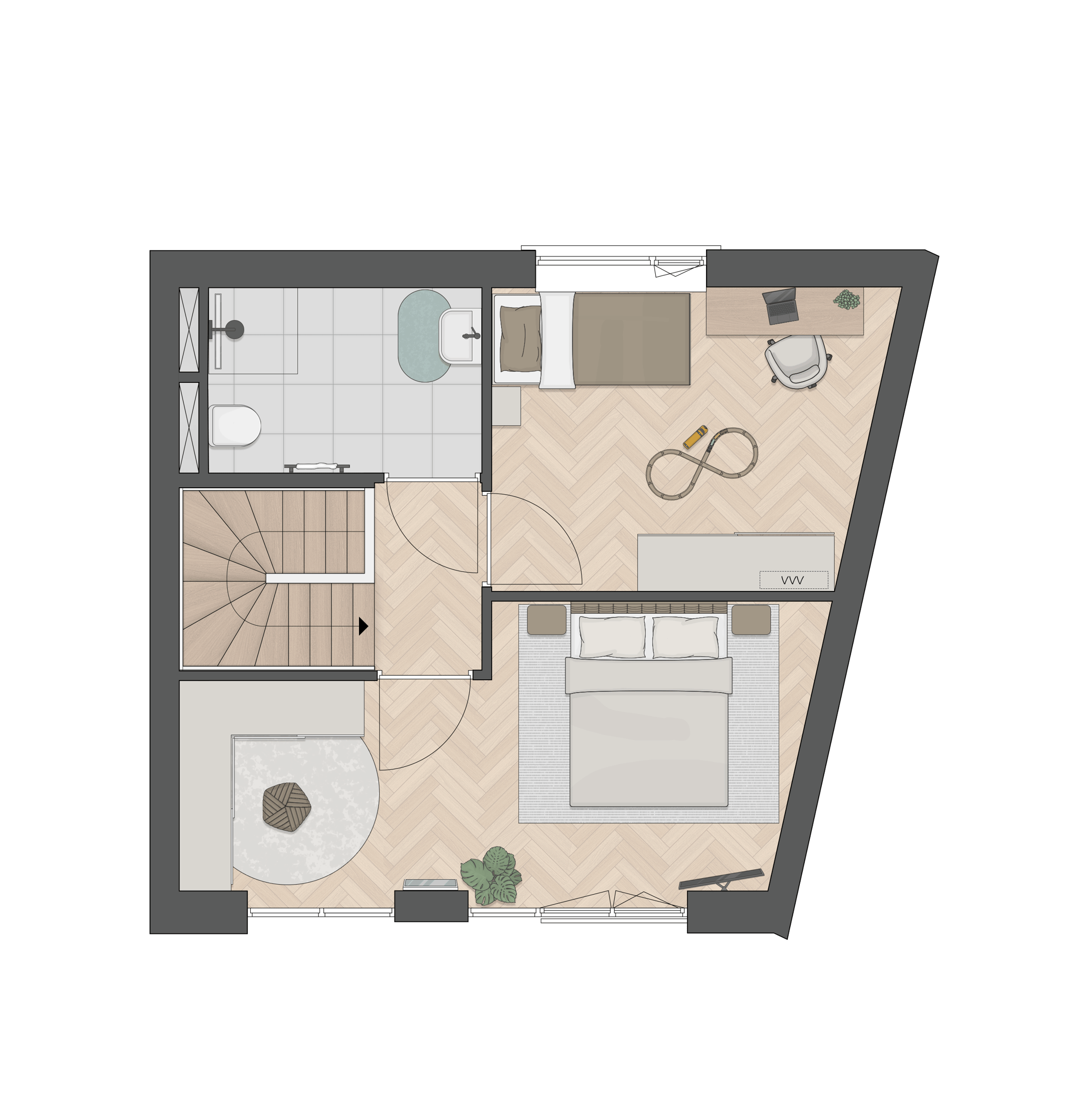 Foto 9 van Parc Bayeux - Tussenwoning - Bouwnummer 02 (Bouwnr. 2)