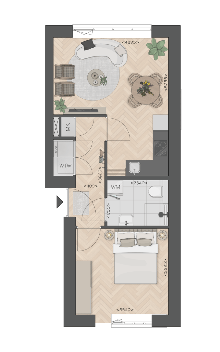 Foto 4 van Parc Bayeux - Appartement 4 (Bouwnr. 4)