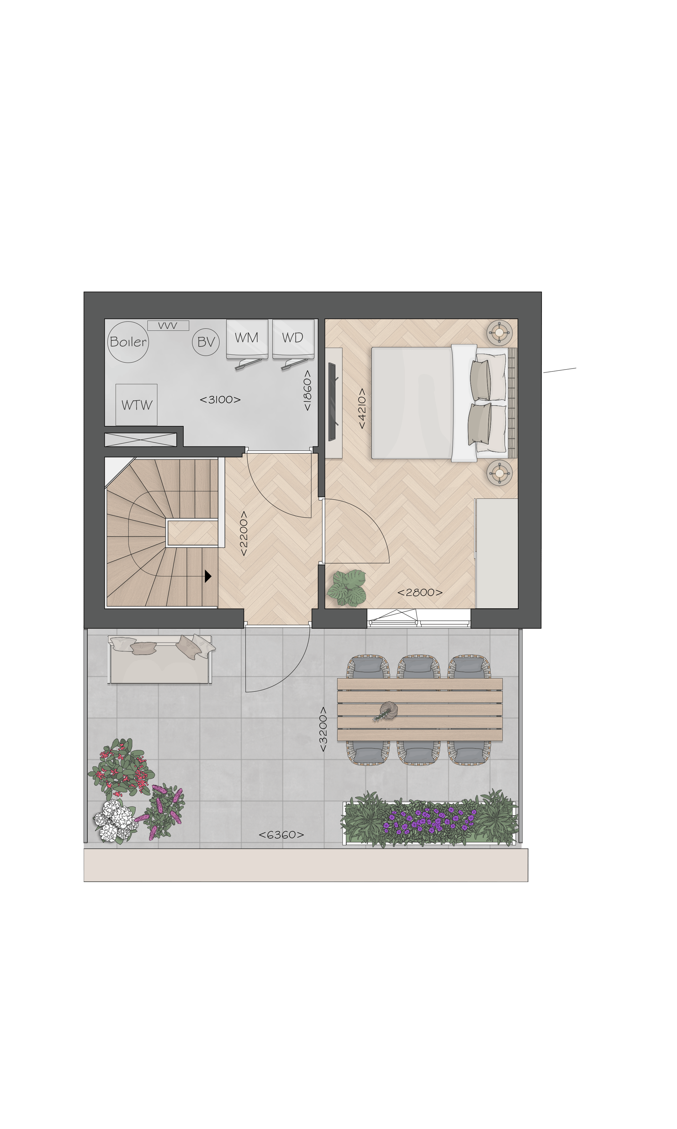 Foto 9 van Parc Bayeux - Tussenwoning - Bouwnummer 12 (Bouwnr. 12)