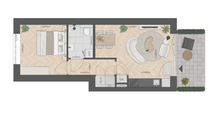 Photo 5 of Parc Bayeux - Appartement 1 (Bouwnr. 1)