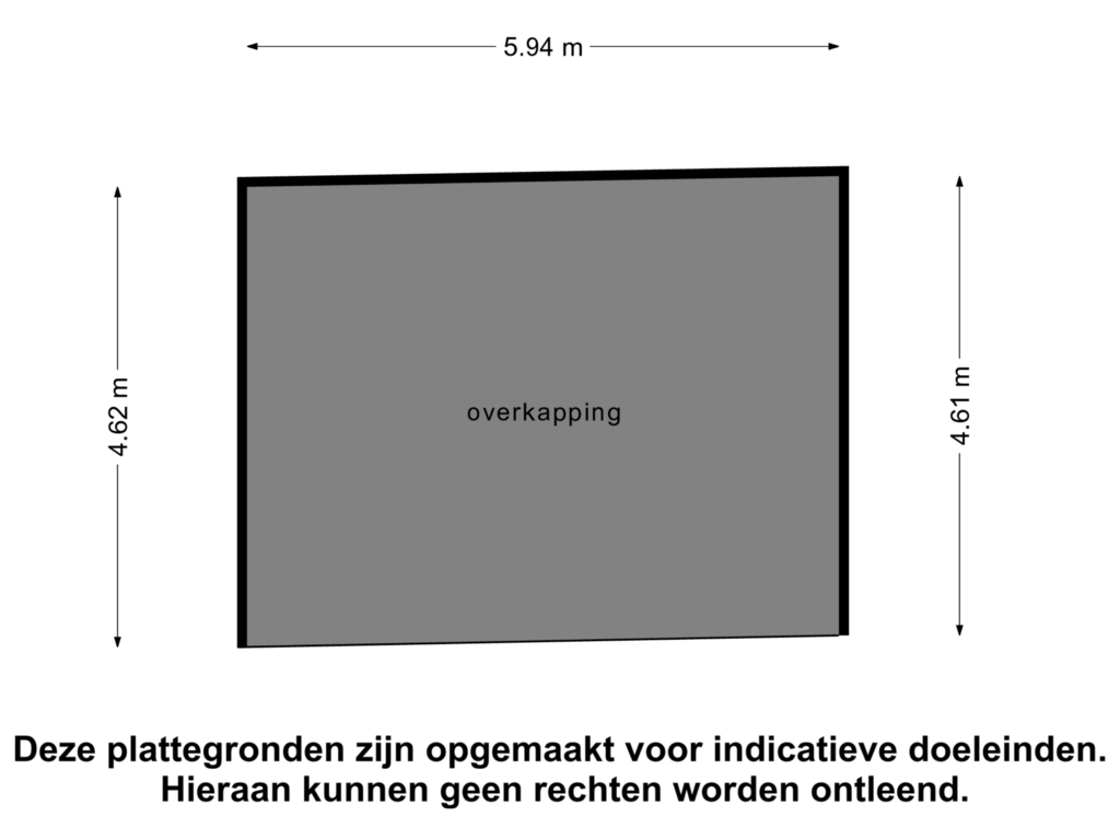 Bekijk plattegrond van Overkapping van Hendrik Hamerstraat 275